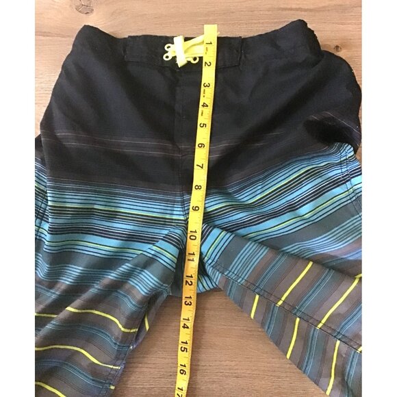 LAGUNA -Boy Drawstring Elastic waist Board Shorts Swim trunk SIZE YOUTH X-LARGE - Picture 4 of 7